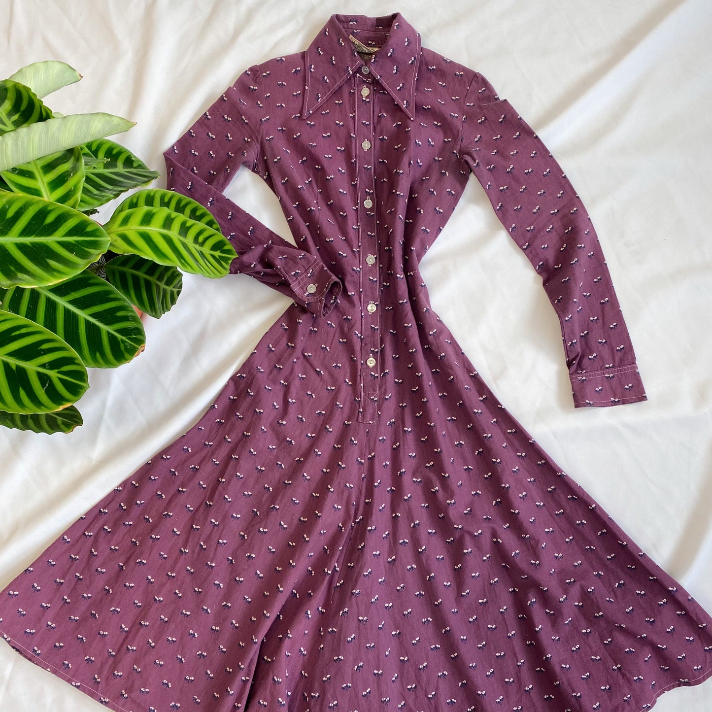 Vestido 70s LAURA ASHLEY (XS)