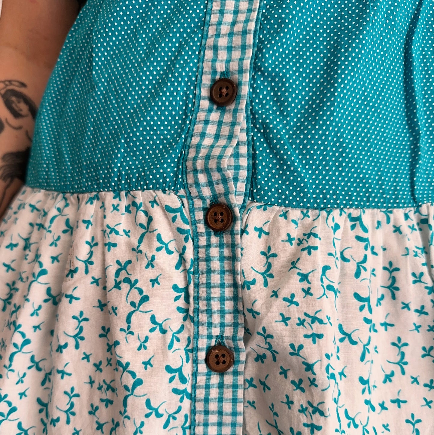 Vintage cotton dress (S)