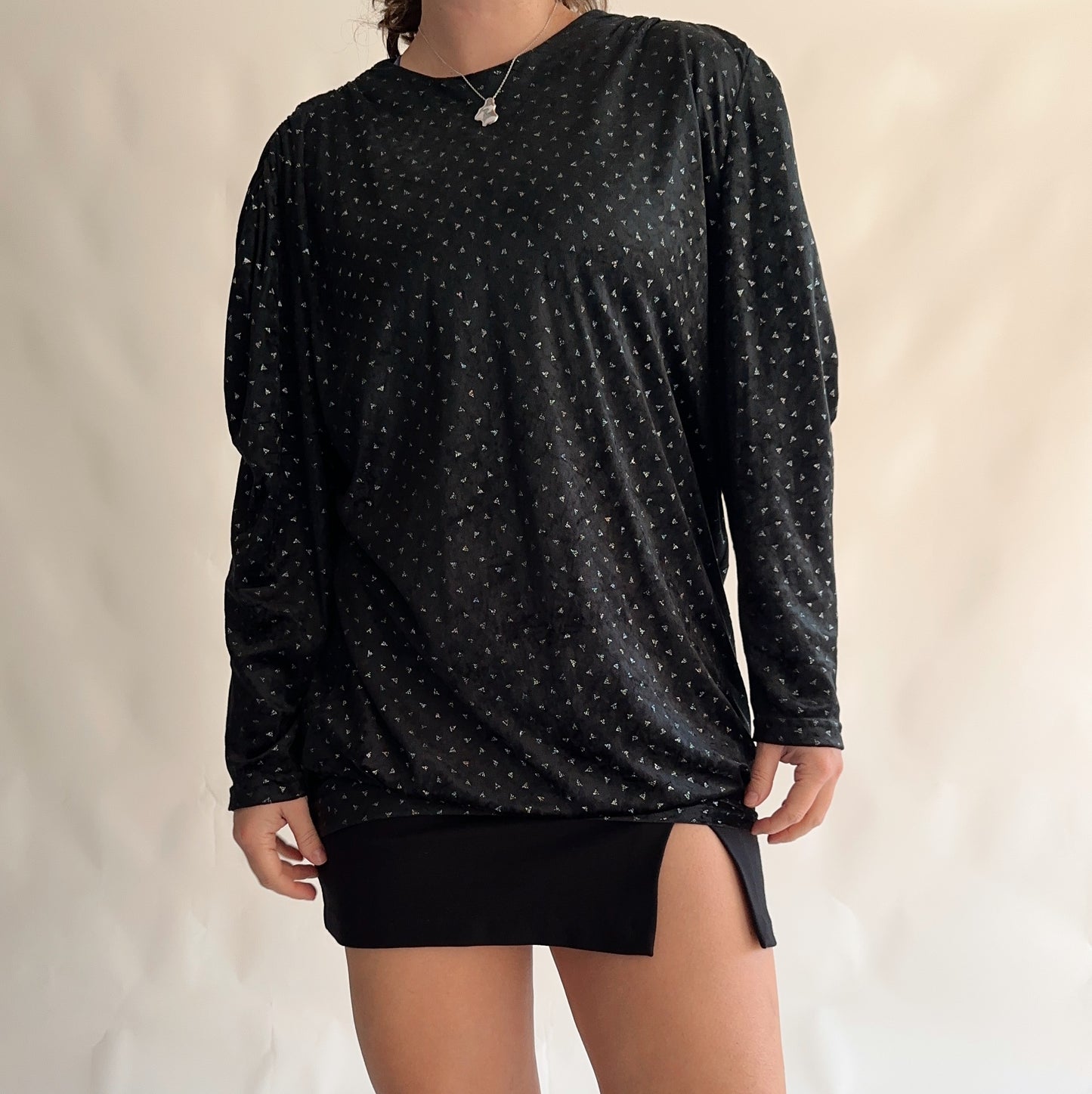 Blusa Vintage Veludo(M-L)