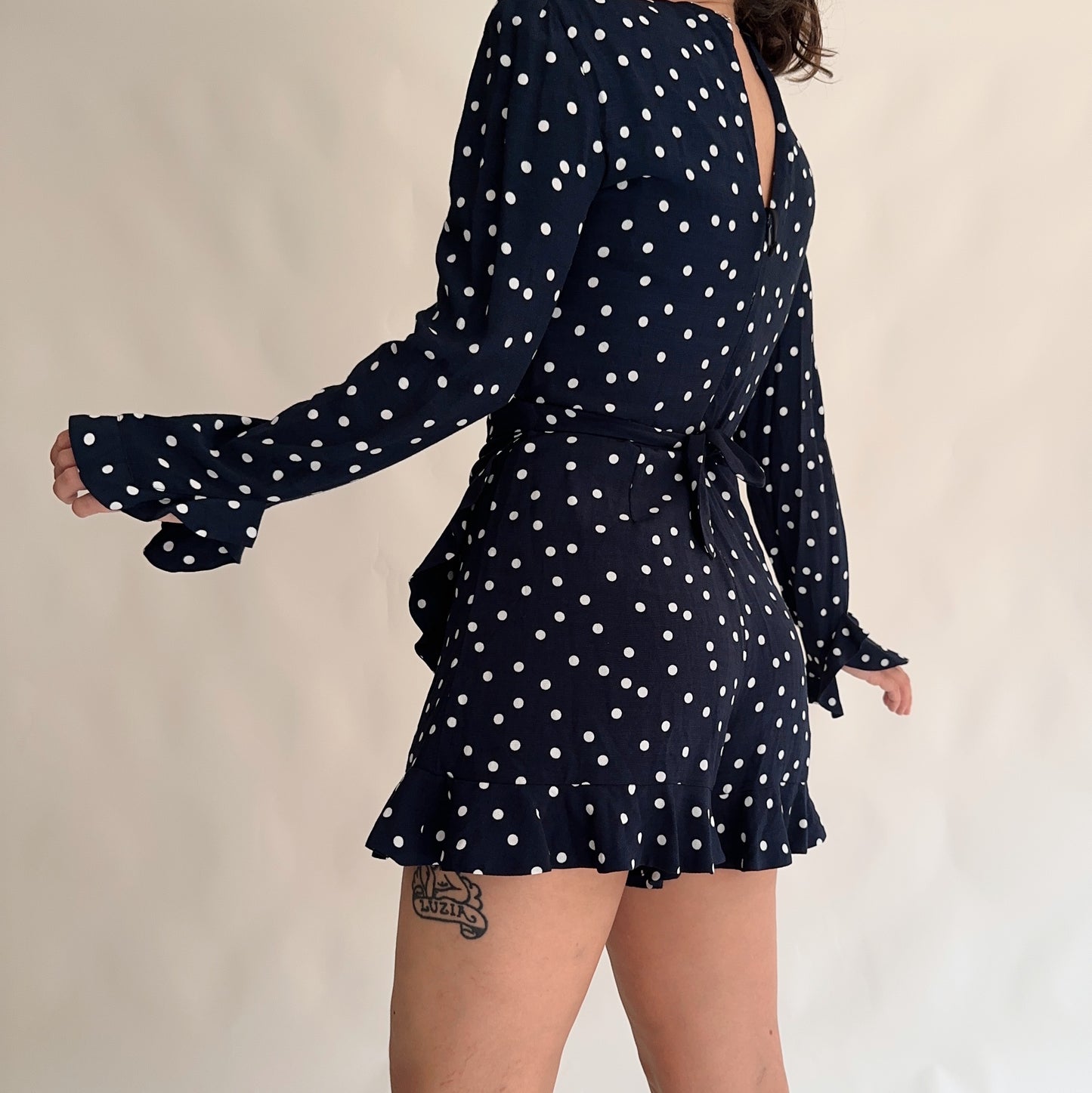 Polka dot jumpsuit (SM)