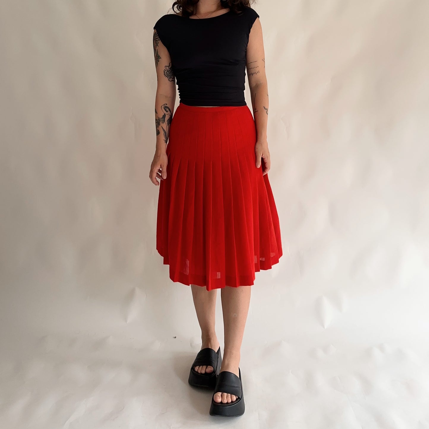 Vintage pleated skirt (S)