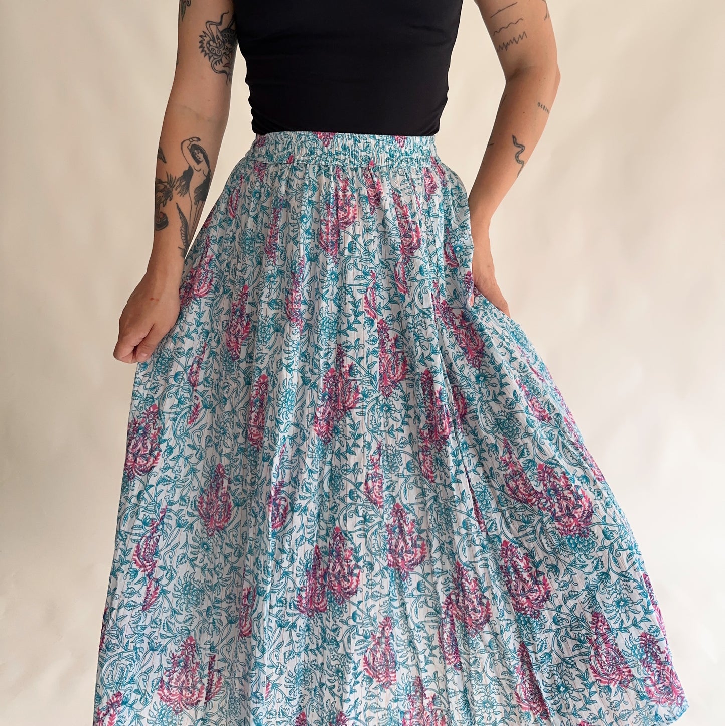 Vintage Midi Skirt (SM)