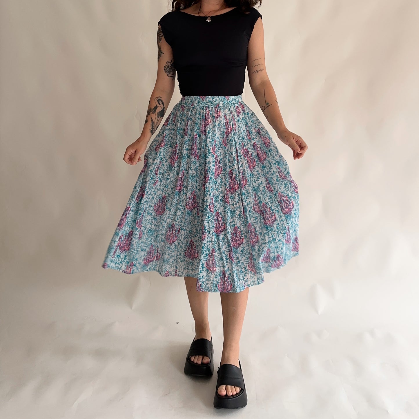 Vintage Midi Skirt (SM)