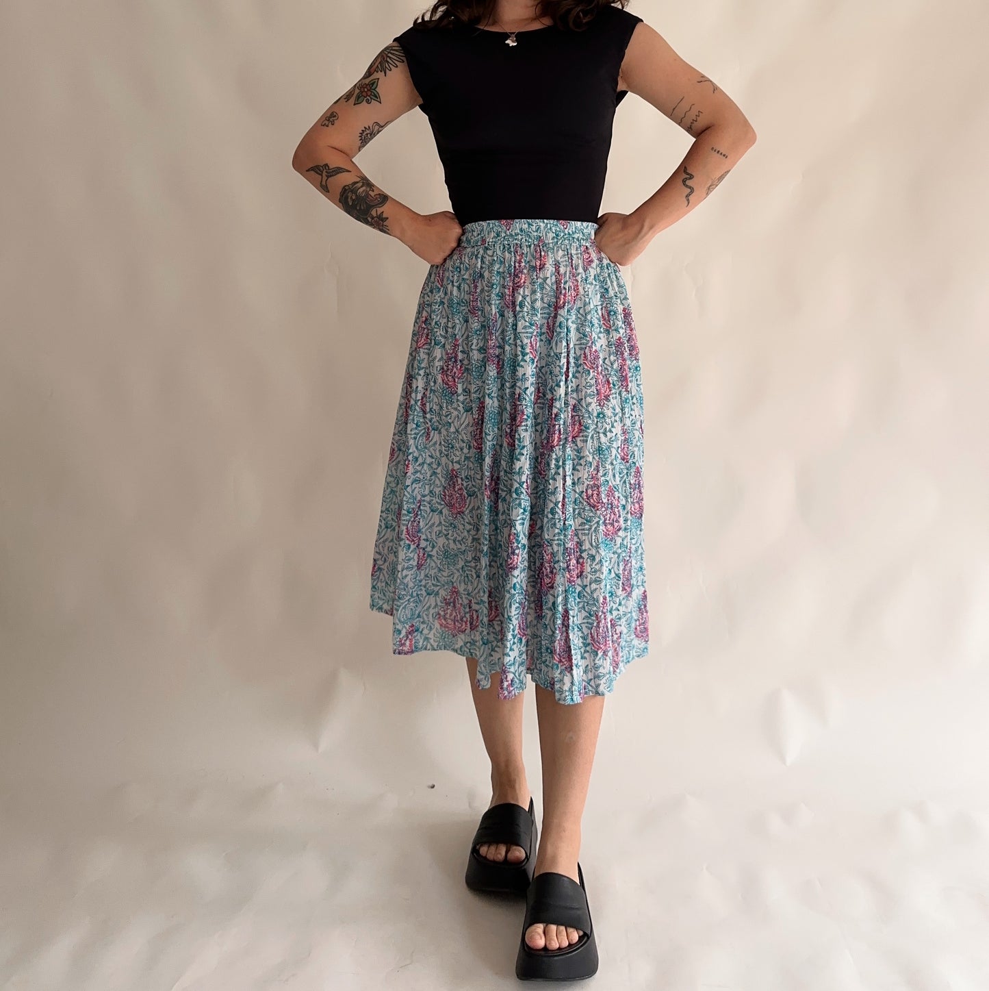 Vintage Midi Skirt (SM)