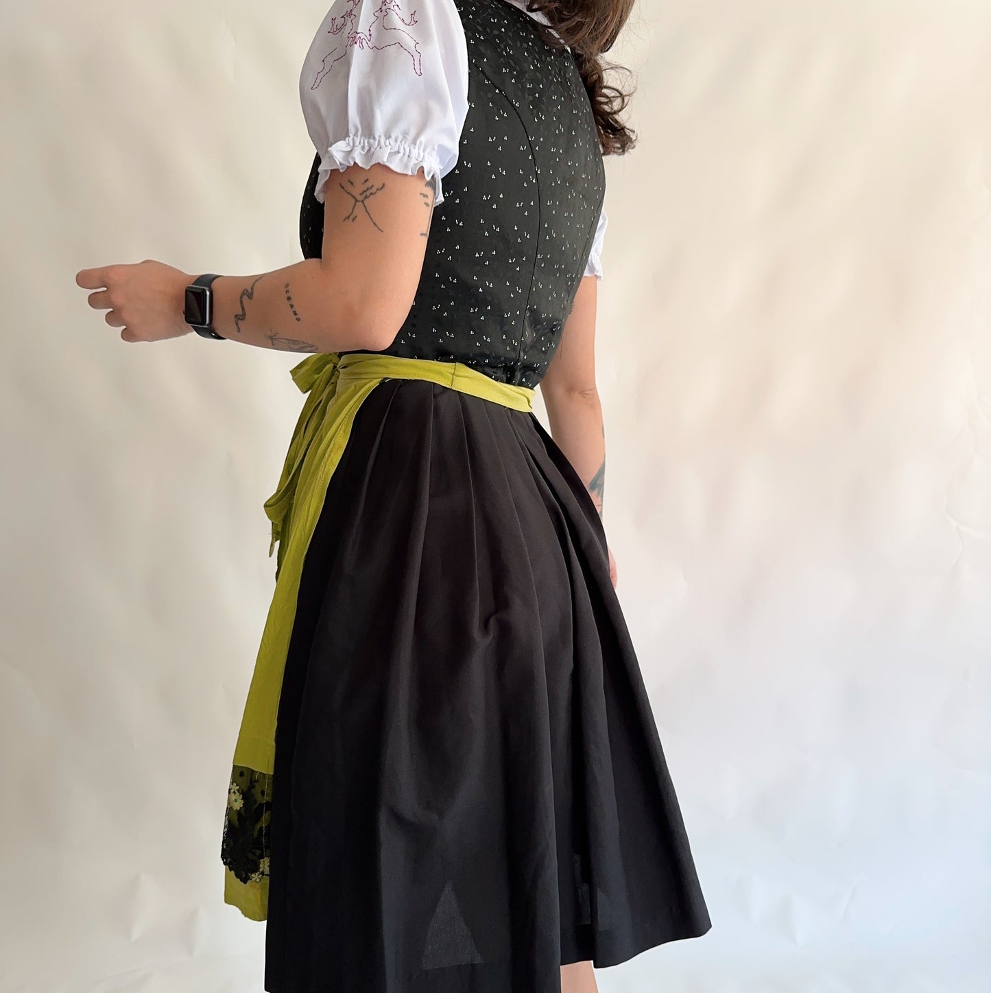 Vintage Dirndl Dress (L)