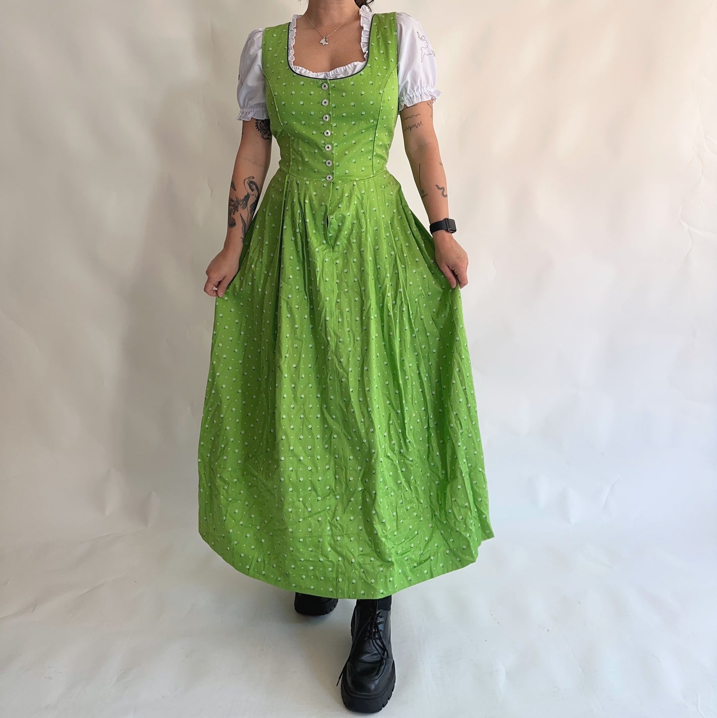 Vintage Bavarian Dress (L)