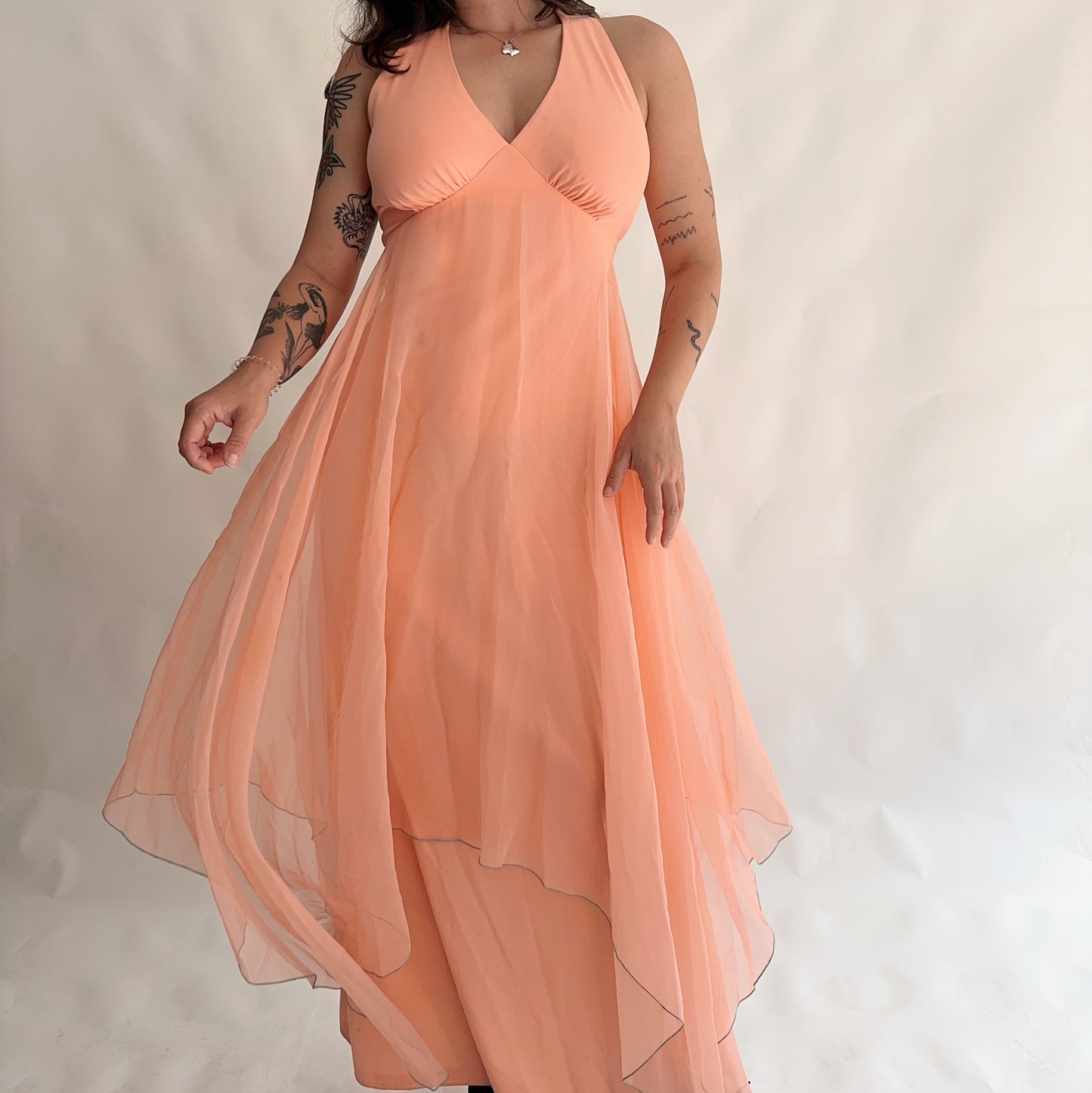 Vestido Vintage maxi 70s (M-L)