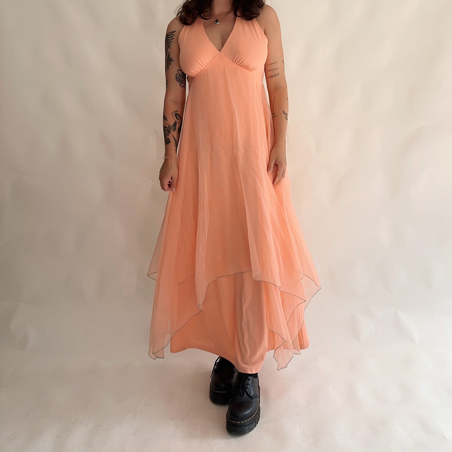 Vestido Vintage maxi 70s (M-L)