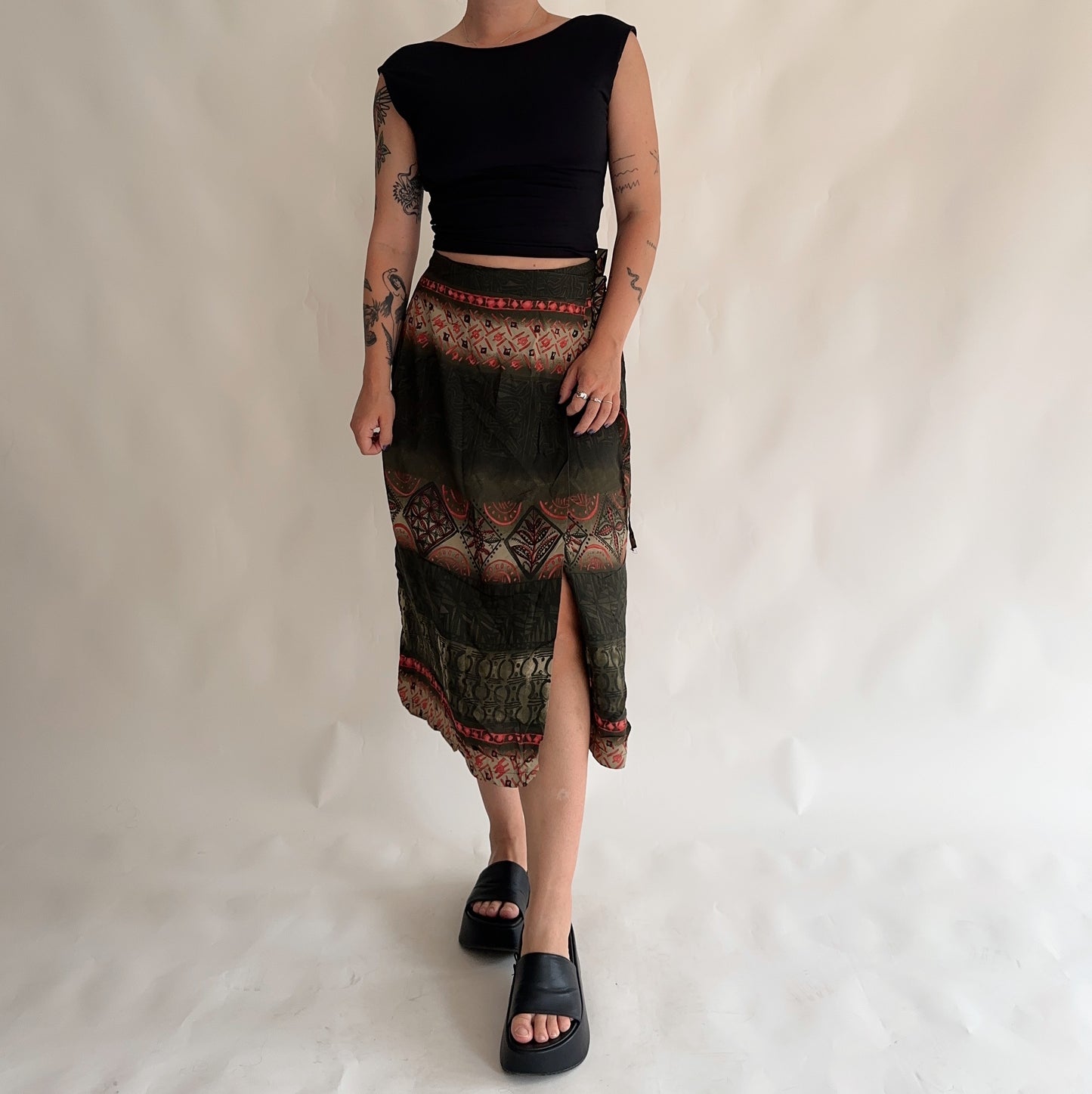 Vintage wrap skirt (SM)