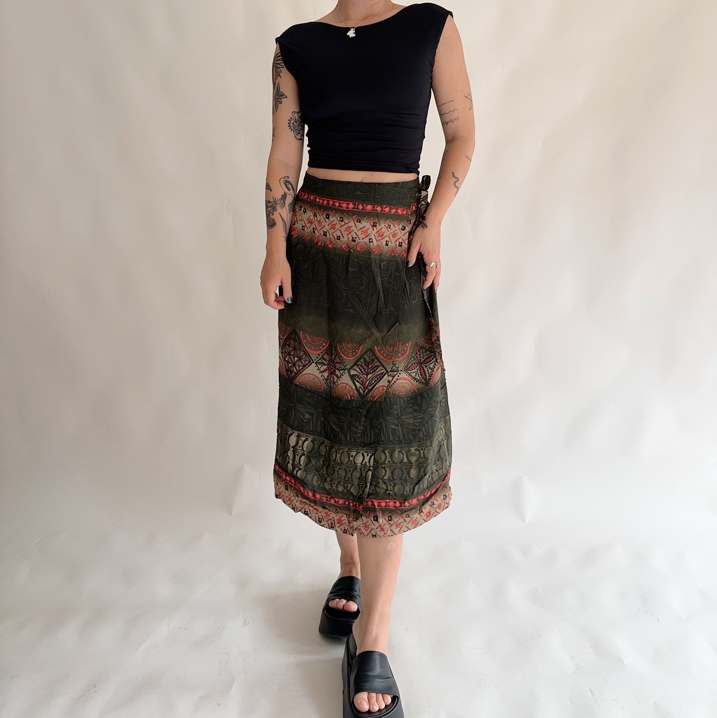 Vintage wrap skirt (SM)