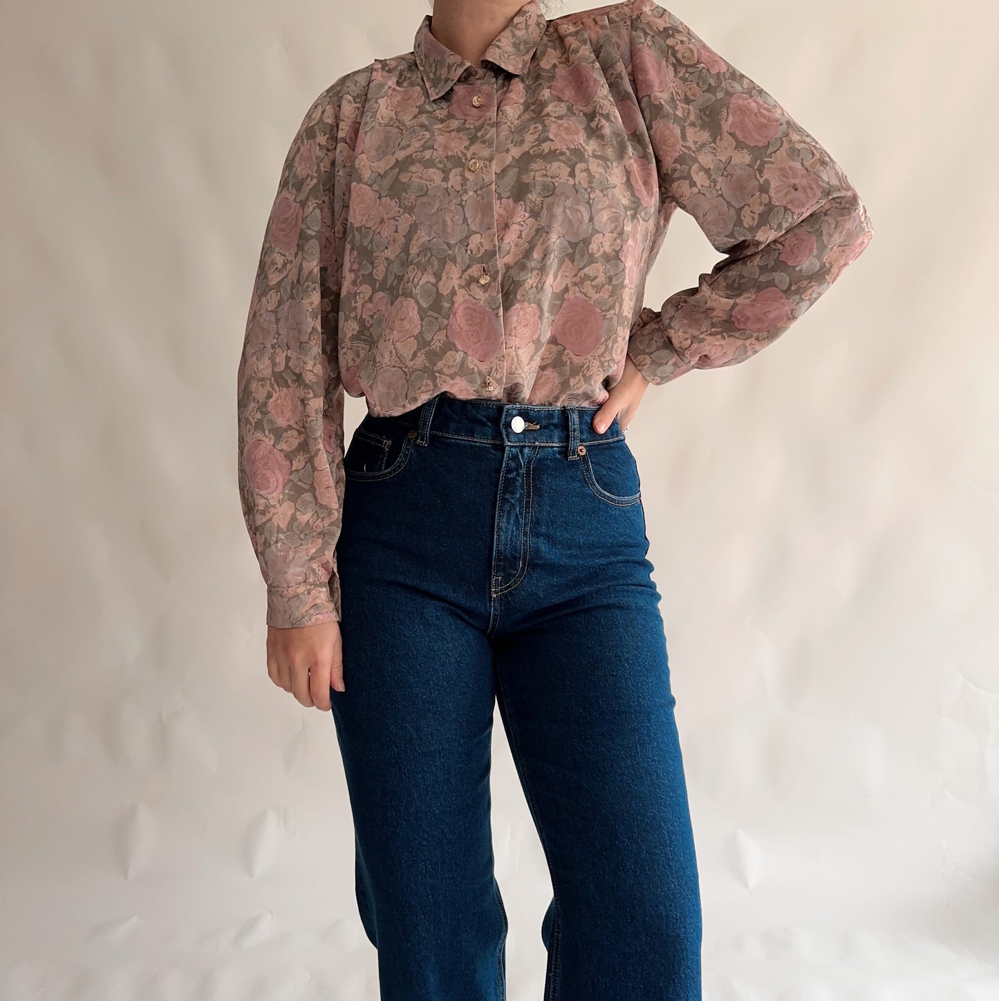 Camisa Vintage Floral (M)