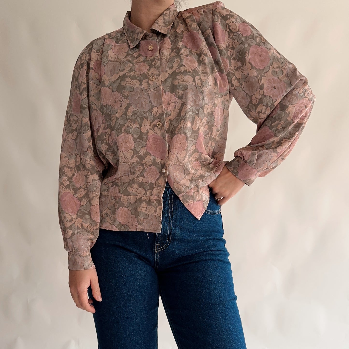 Camisa Vintage Floral (M)