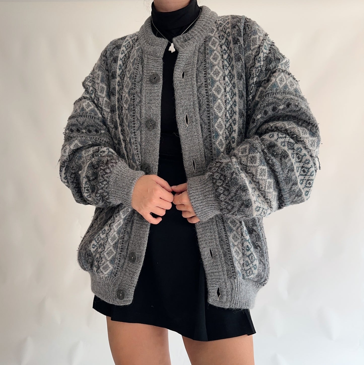 Vintage Wool Coat (XL)