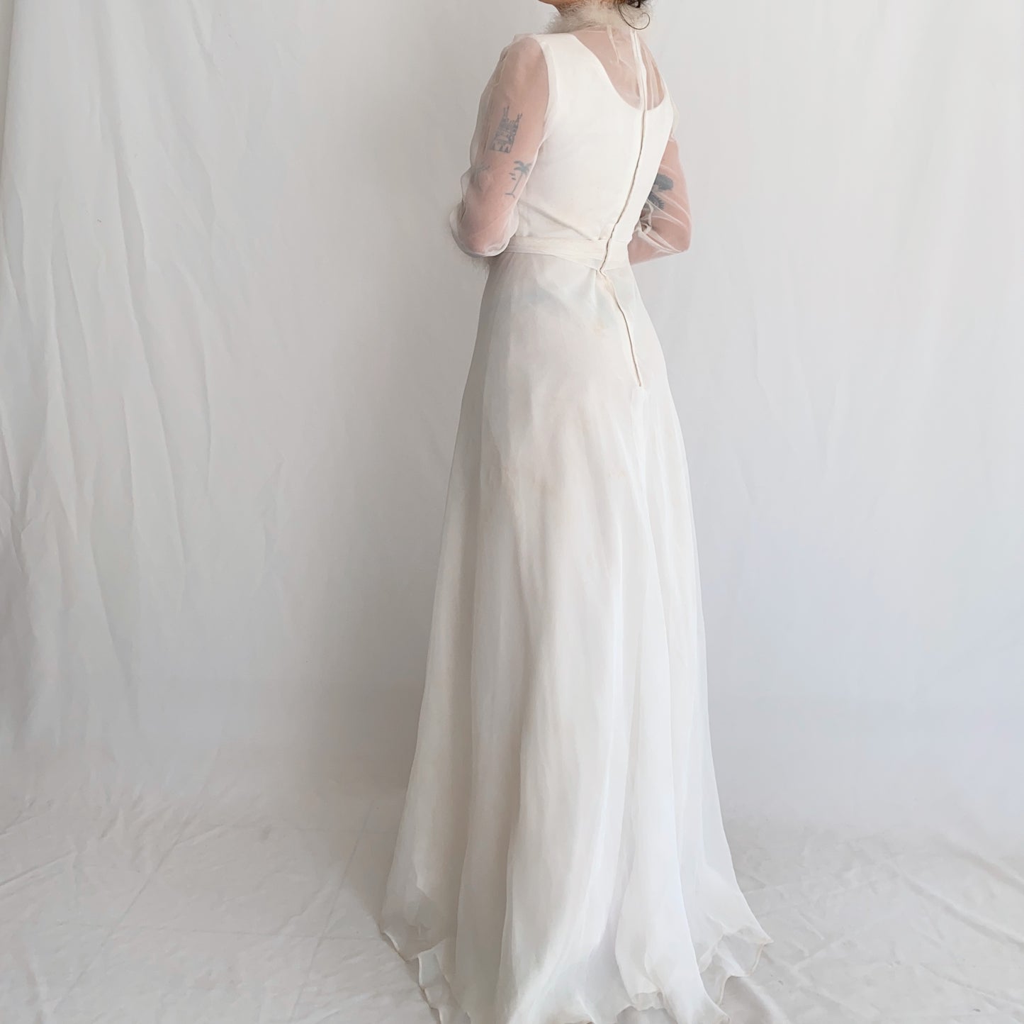 vestido noiva 70s (M)