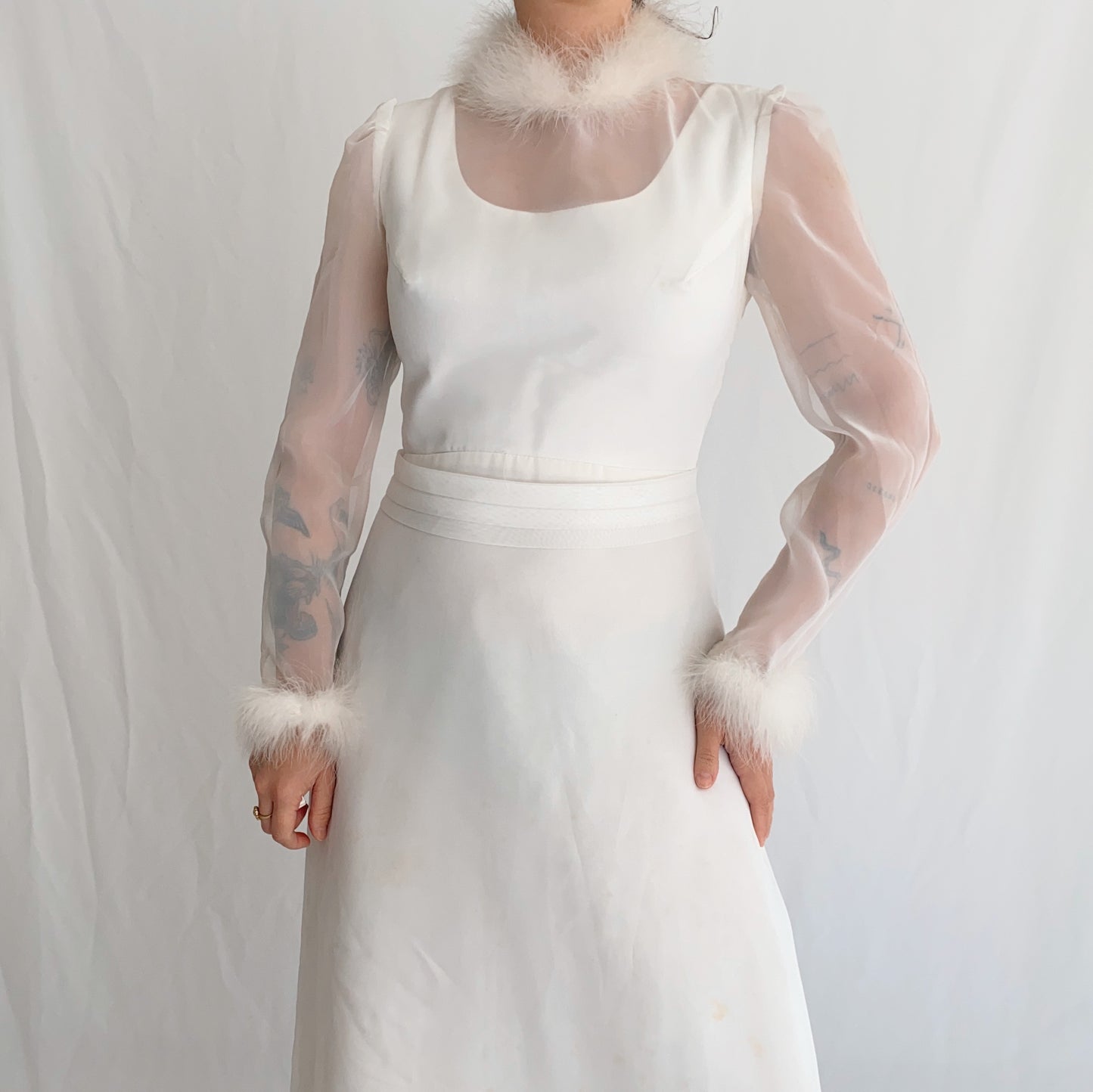 vestido noiva 70s (M)