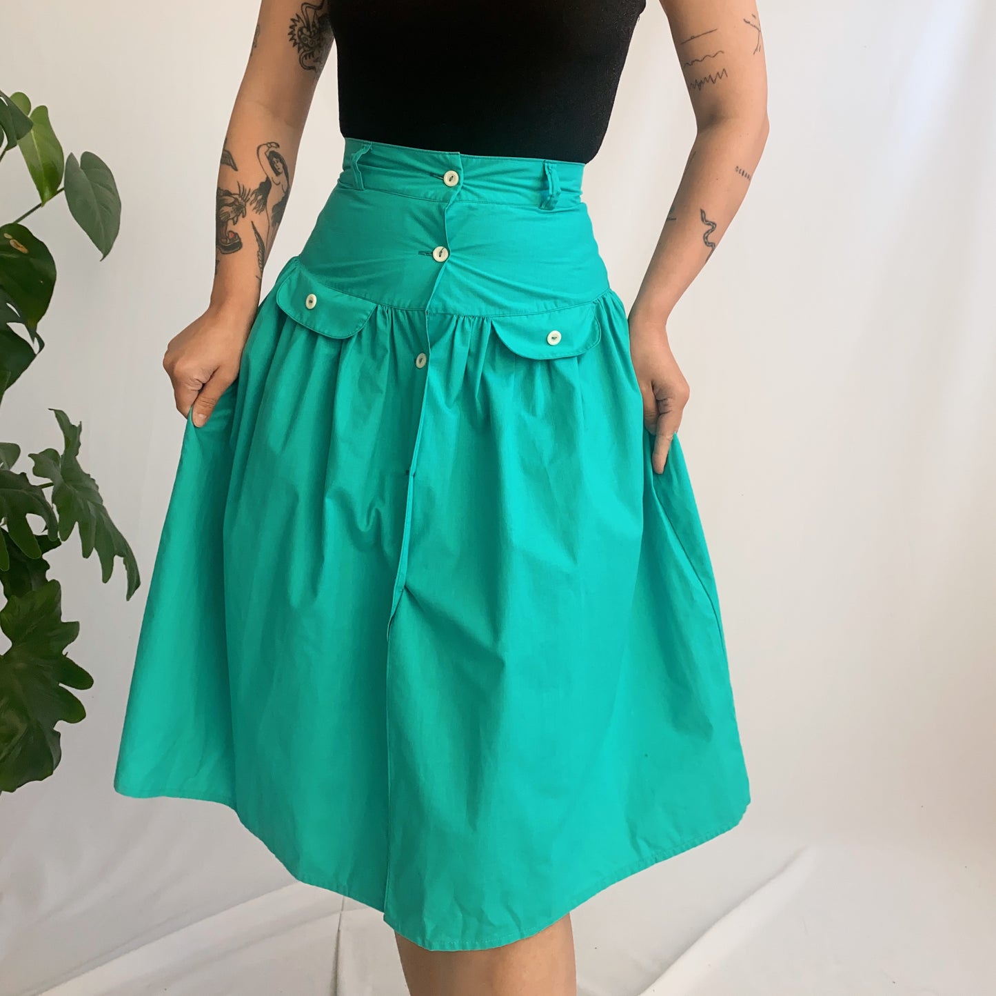 vintage midi skirt (XS)