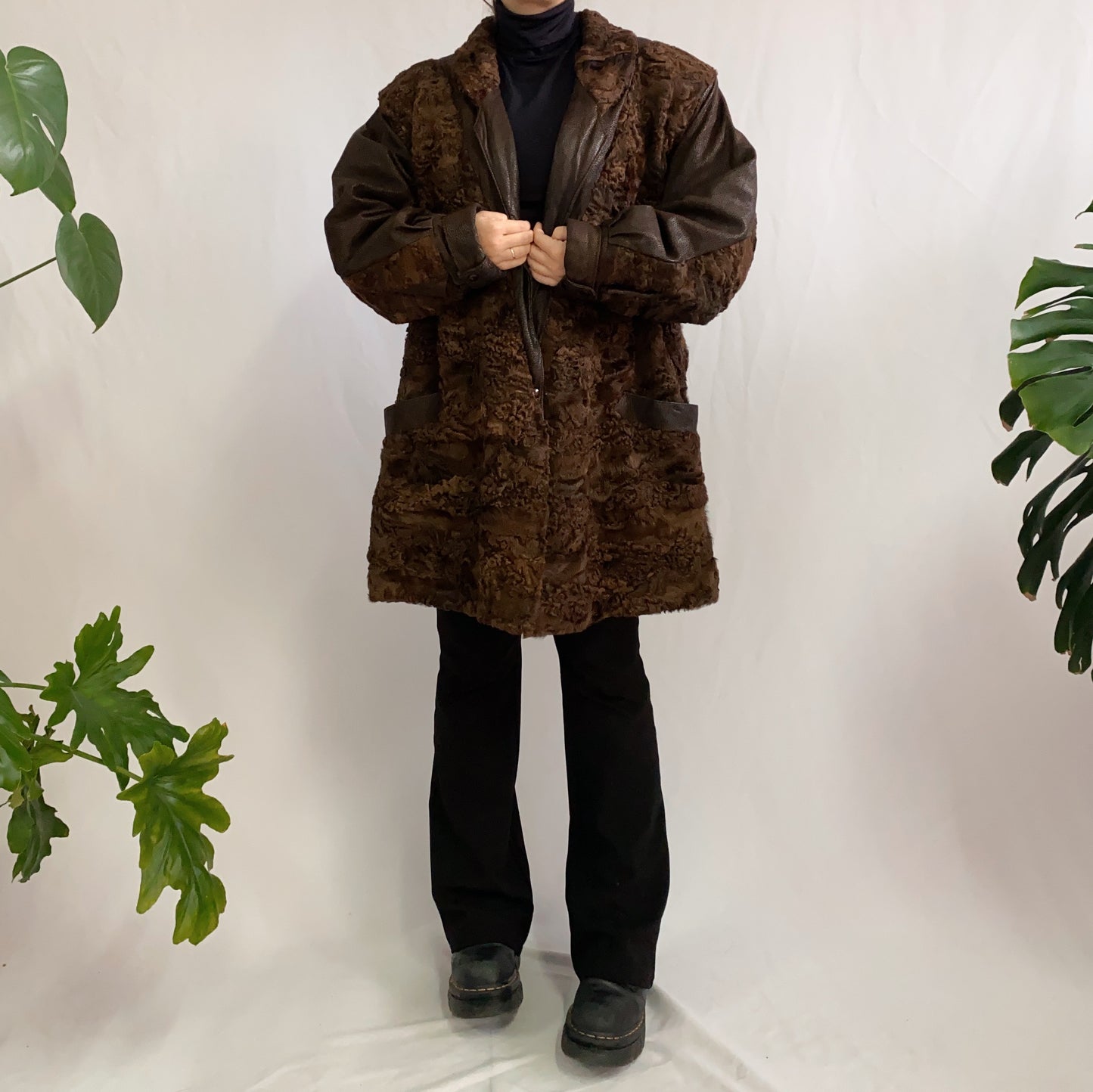 casaco vintage pele (XL)